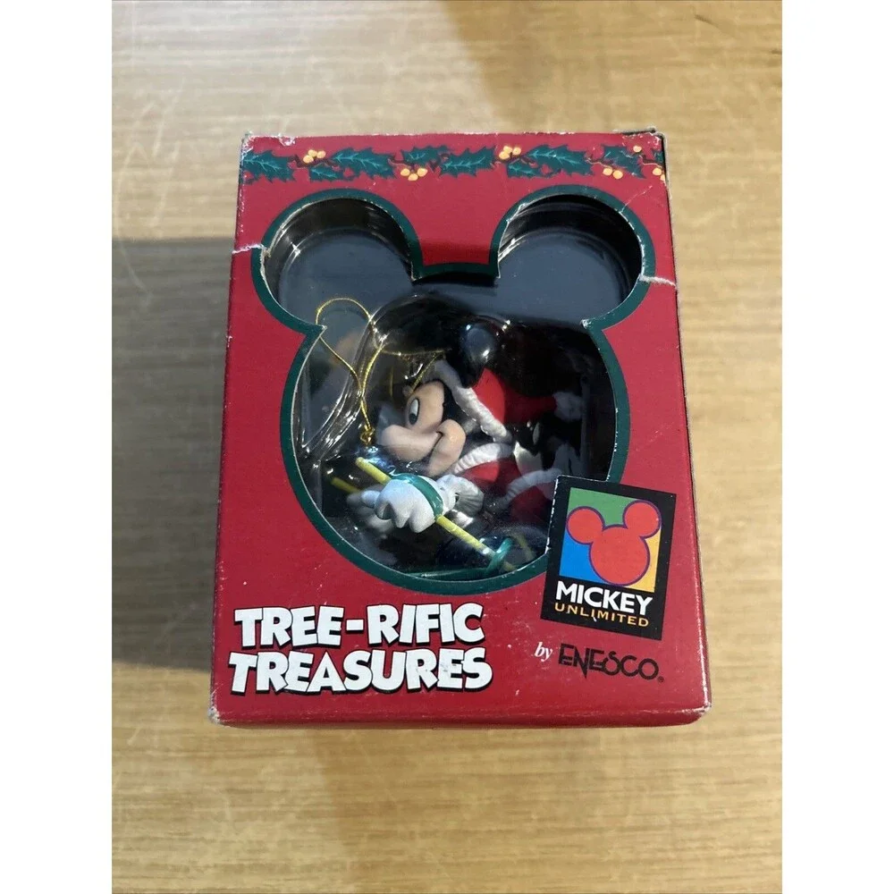 Mickey Unlimited Enesco Tree-Rific Treasures Ornaments (10) Must See!!!!